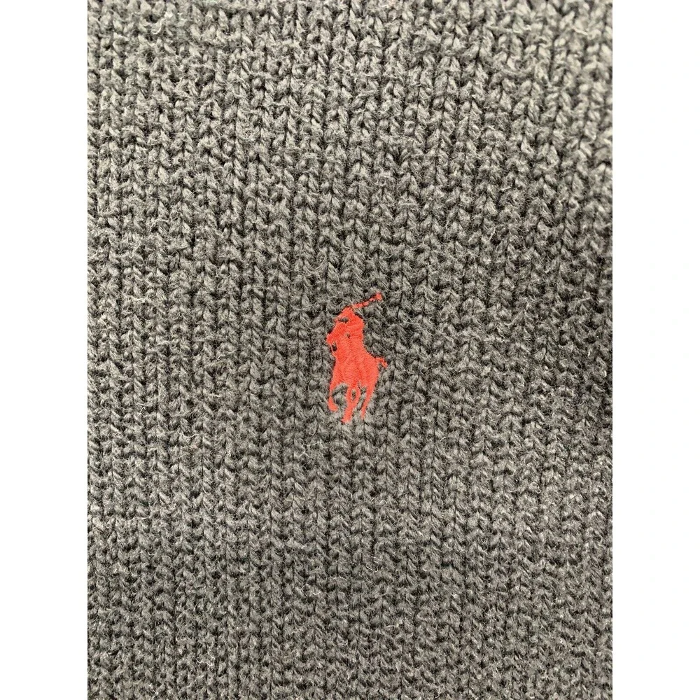 Polo Ralph Lauren 1/4 Zip Sweater Men's Size  XXL Black RN 41381 - Picture 12 of 16